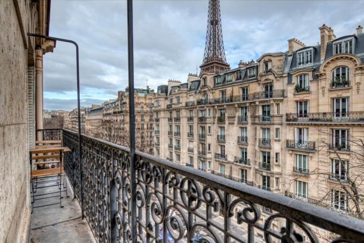 Eiffel Tower / Tour Eiffel Apartment Paris Luaran gambar